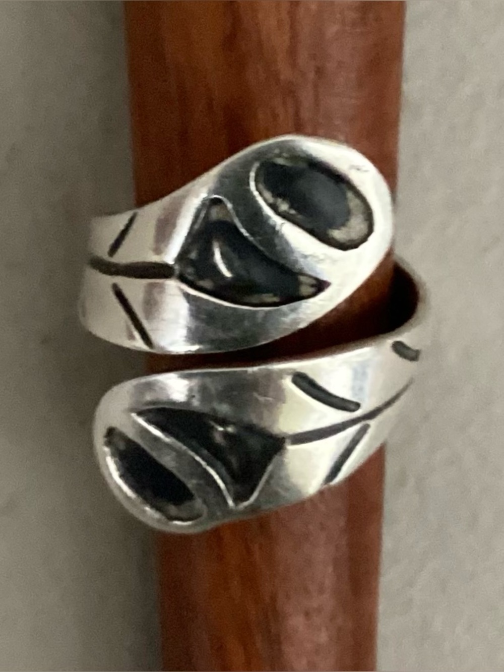 Sterling Taxco Wrap Ring